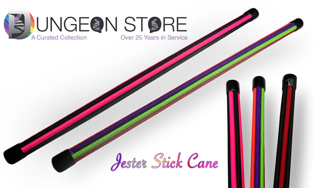 This Colorful Cane Delivers Sting and Thud for Impact Play Fans