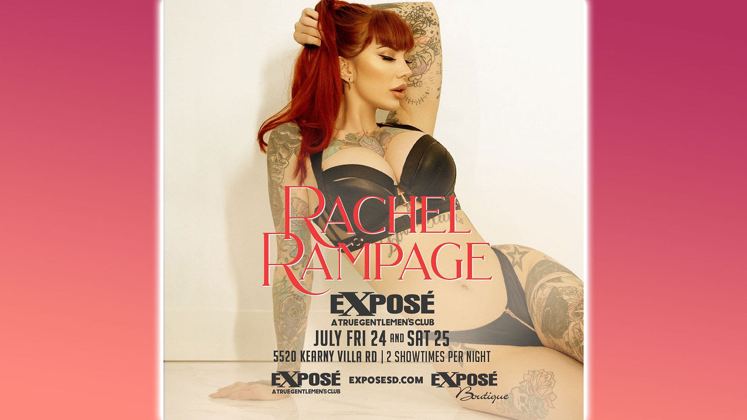 Rachel Rampage Returns to Exposé San Diego: A Weekend You Won't Forget