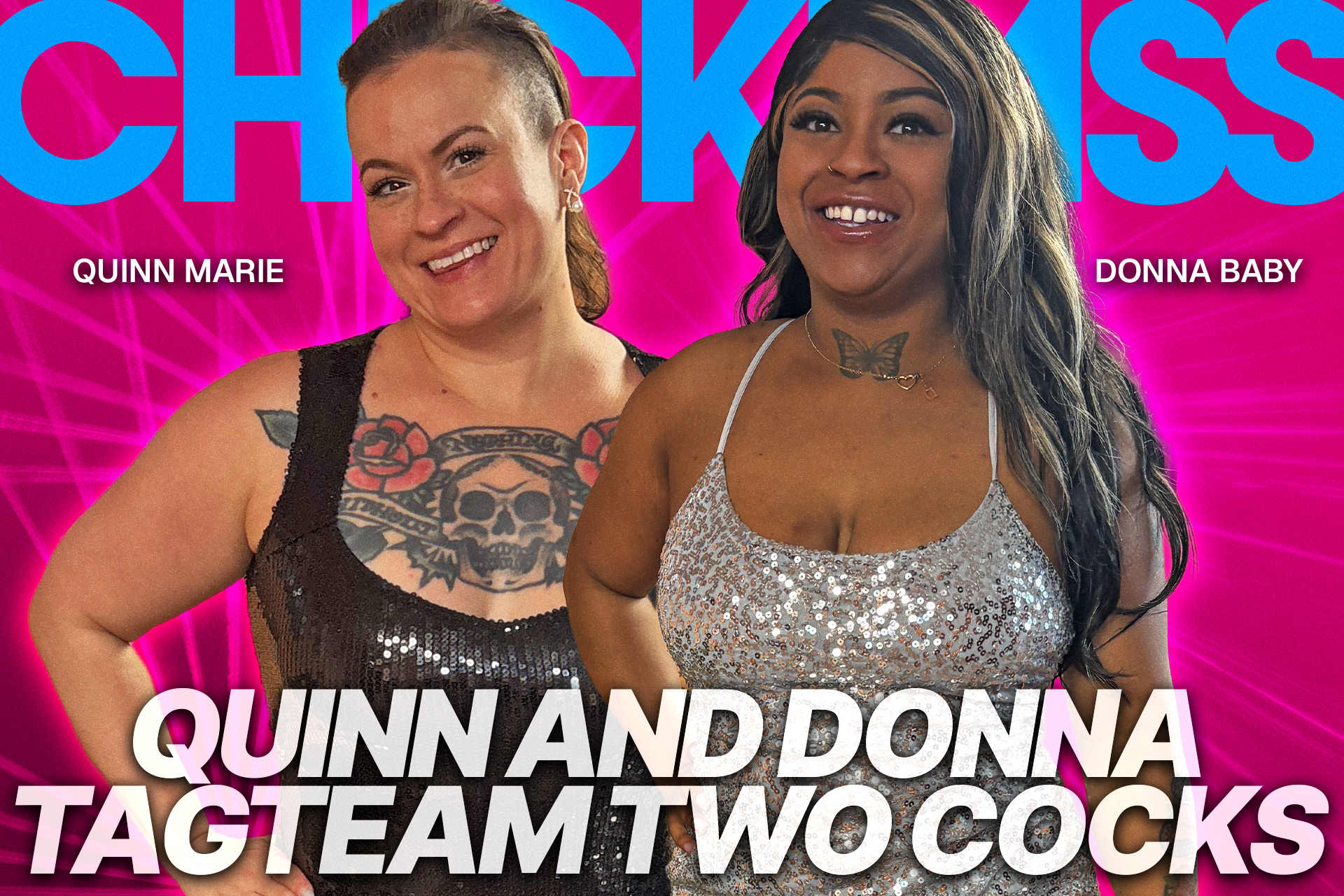 Quinn Marie and Donna Baby's Four-Way Delivery Gets Wild in New ChickPass Scene