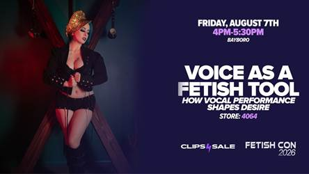 Goddess Lilith Brings Two Masterclasses and a Clips4Sale Panel to Fetish Con XXIV