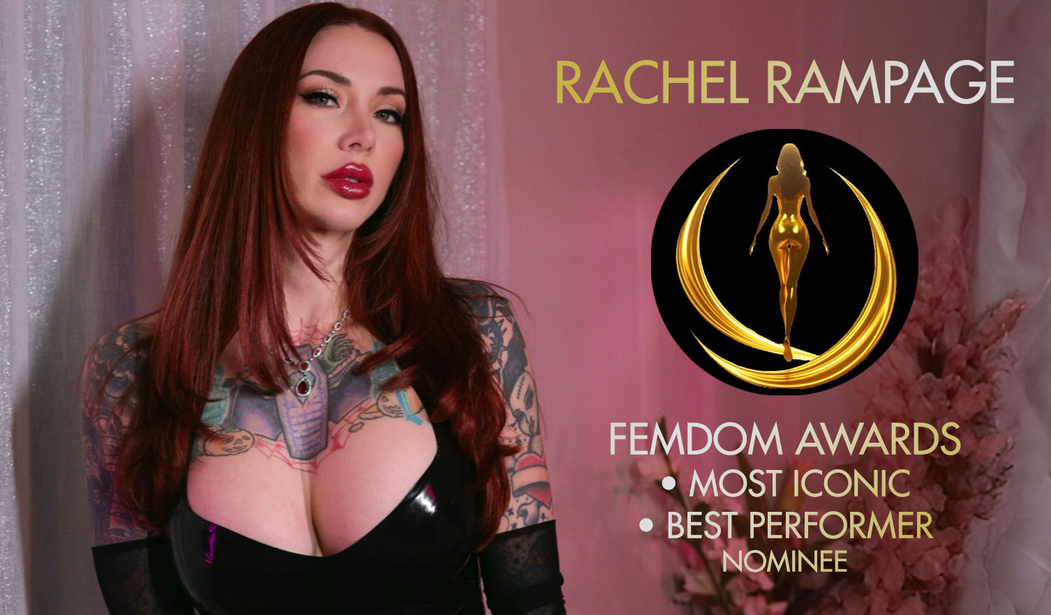 Rachel Rampage Just Landed Two FemDom Award Nods—Here's How Fans Can Push Her Over the Top
