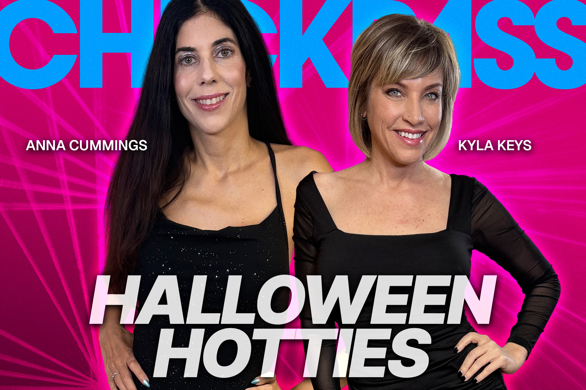 ChickPass Amateurs' Halloween Scenes: What Anna and Kyla Get Up To